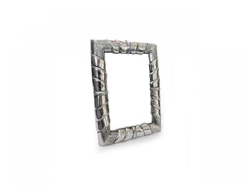 PORTA RETRATO BAMBU ANCHO CH EN PEWTER